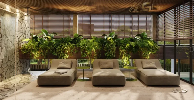 Sala de descanso em condomínio residencial no Ibirapuera Zona Sul de São Paulo