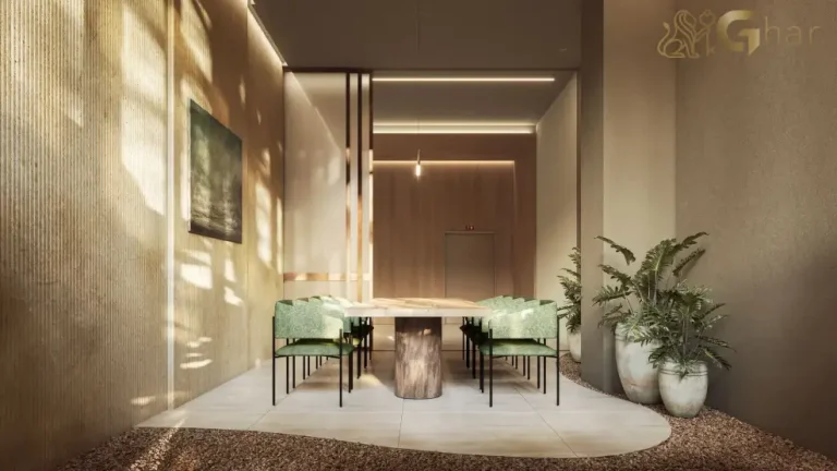 Sala de reunião do condomínio Porto Paraíso no bairro do Paraíso em São Paulo