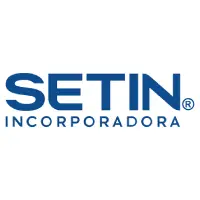 Logo da construtora Setin em empreendimentos residenciais de alto padrão em São Paulo