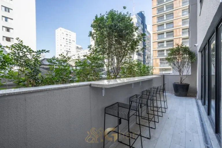 Terraço em condomínio com lazer no Paraíso São Paulo