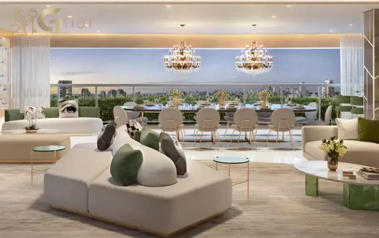 Varanda de apartamento decorado em condomínio residencial de luxo no Paraíso Zona Sul São Paulo