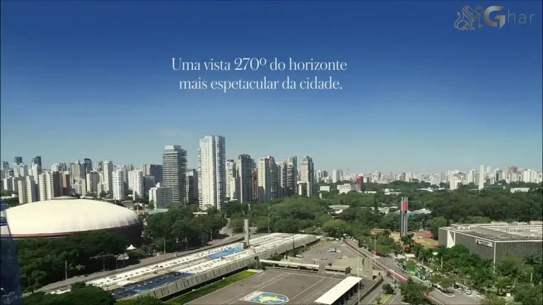 Vista da varanda do condomínio Hóriz Ibirapuera no bairro Ibirapuera em São Paulo