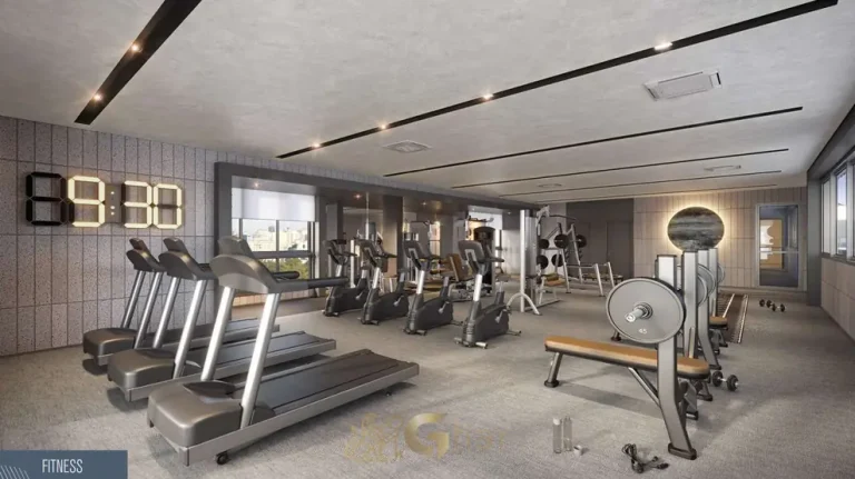 Academia com equipamentos Life Fitness do condomínio Ária Higienópolis no bairro de Higienópolis, São Paulo