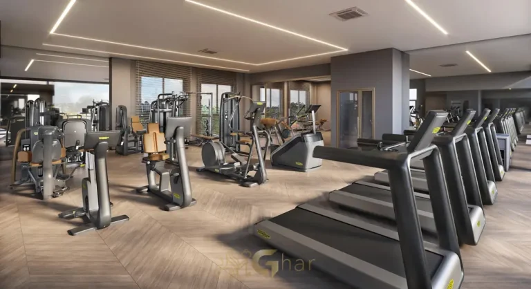 Academia com equipamentos Technogym em condomínio residencial de luxo na Vila Nova Conceição, na Zona Sul de São Paulo