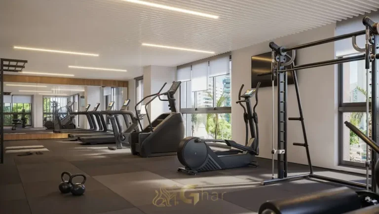 Academia fitness com equipamentos modernos do condomínio Singular Ibirapuera no bairro Ibirapuera, São Paulo