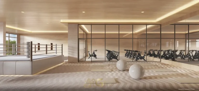 Fitness com equipamentos completos em apartamentos no bairro do Alto da Boa Vista, São Paulo