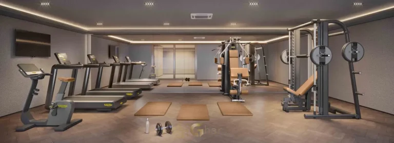 Academia equipada com Technogym em condomínio residencial no bairro da Vila Nova Conceição, na Zona Sul de São Paulo