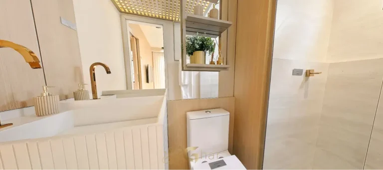 Banheiro em apartamentos com lazer no Paraiso São Paulo