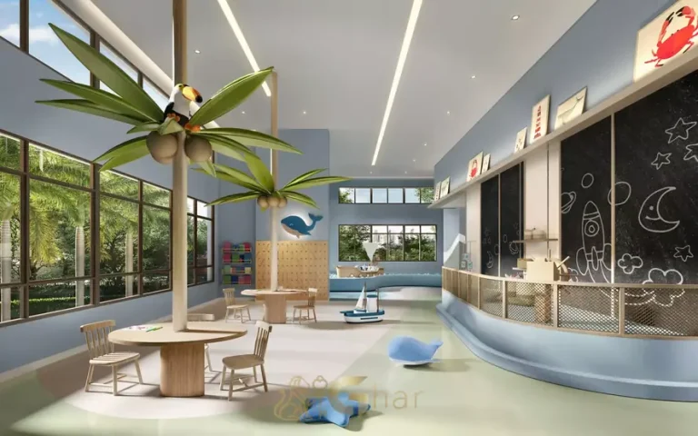 Espaço lúdico infantil equipado em apartamentos no bairro da Vila Prudente, São Paulo
