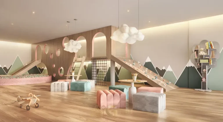 Brinquedoteca com brinquedos e área de lazer infantil em apartamentos no bairro da Praça da Árvore, São Paulo