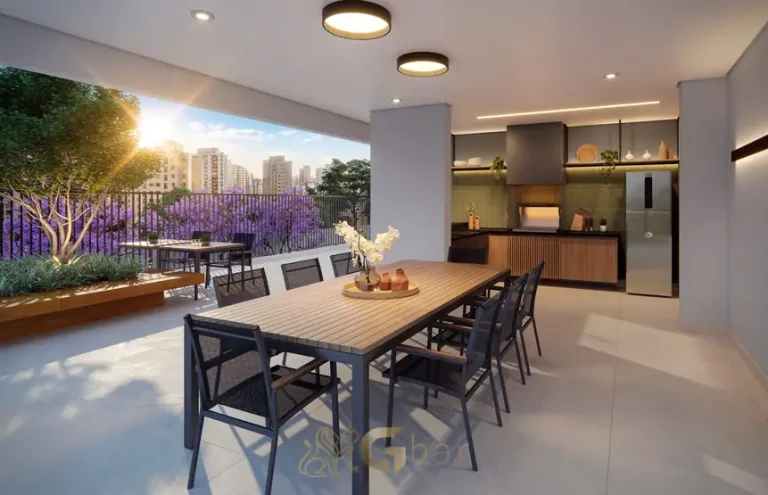 Churrasqueira gourmet em apartamentos no bairro de Pinheiros, São Paulo