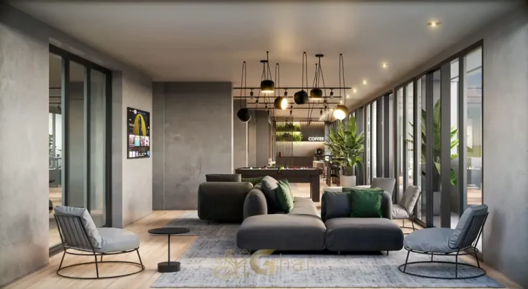 Espaço de coliving do condomínio NIK Estilo Paulista no bairro do Paraíso em São Paulo