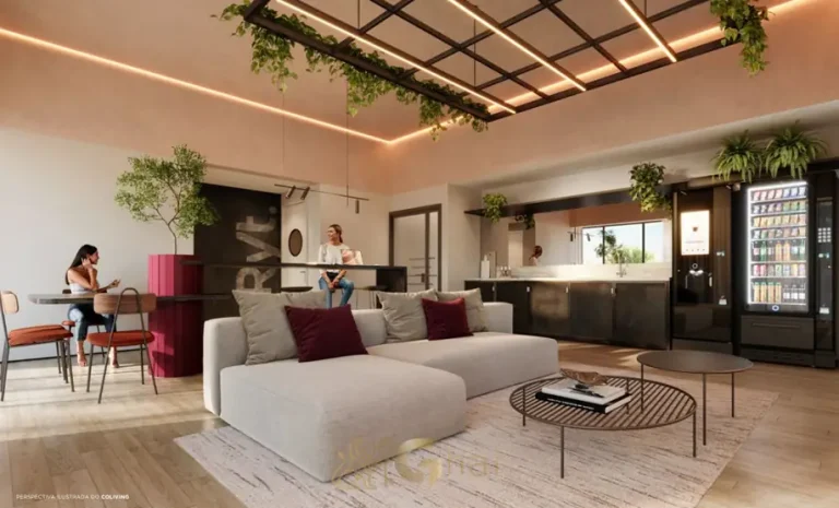 Coliving com terraço privativo em apartamentos no bairro da Bela Vista, São Paulo