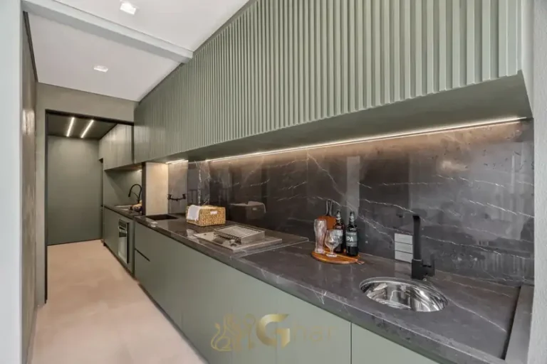 Cozinha integrada do apartamento decorado em apartamentos no bairro do Alto da Lapa, São Paulo