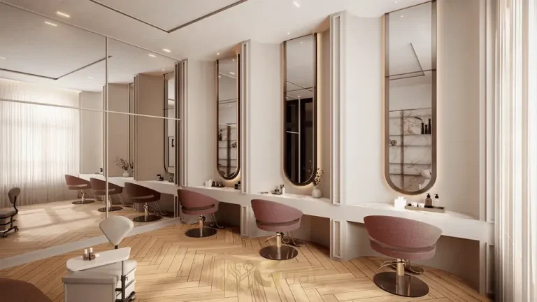 Espaço beauty com área de beleza e bem-estar em apartamentos na Cidade Jardim, São Paulo