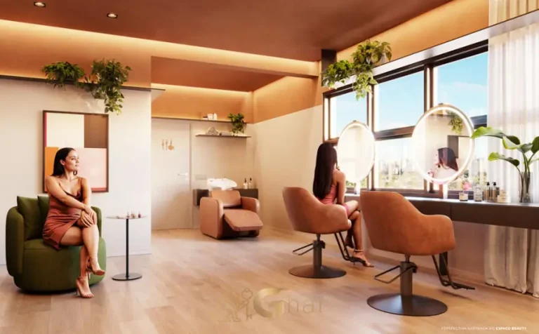 Espaço beauty com estações de beleza em apartamentos no bairro da Bela Vista, São Paulo
