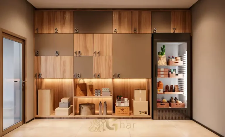 Espaço delivery organizado em condomínio residencial no Paraíso, na Zona Sul de São Paulo