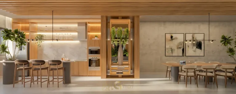 Espaço gourmet equipado em apartamentos no bairro da Consolação, São Paulo