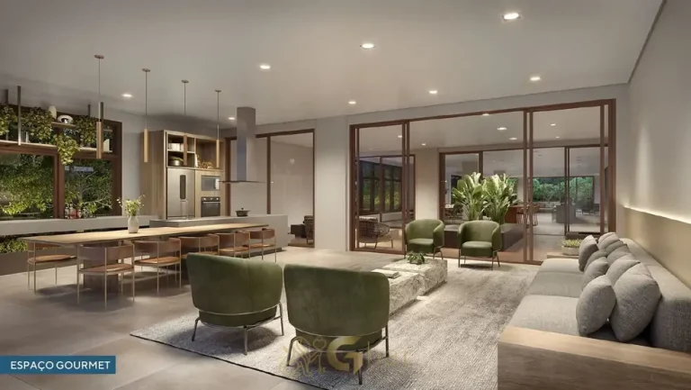 Espaço gourmet equipado em apartamentos na Lapa, São Paulo