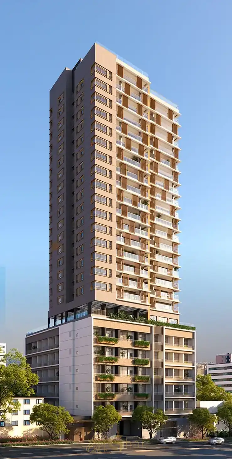 Fachada principal do condomínio Alto by You,inc Paraíso em condomínio residencial no Paraíso, na Zona Sul de São Paulo