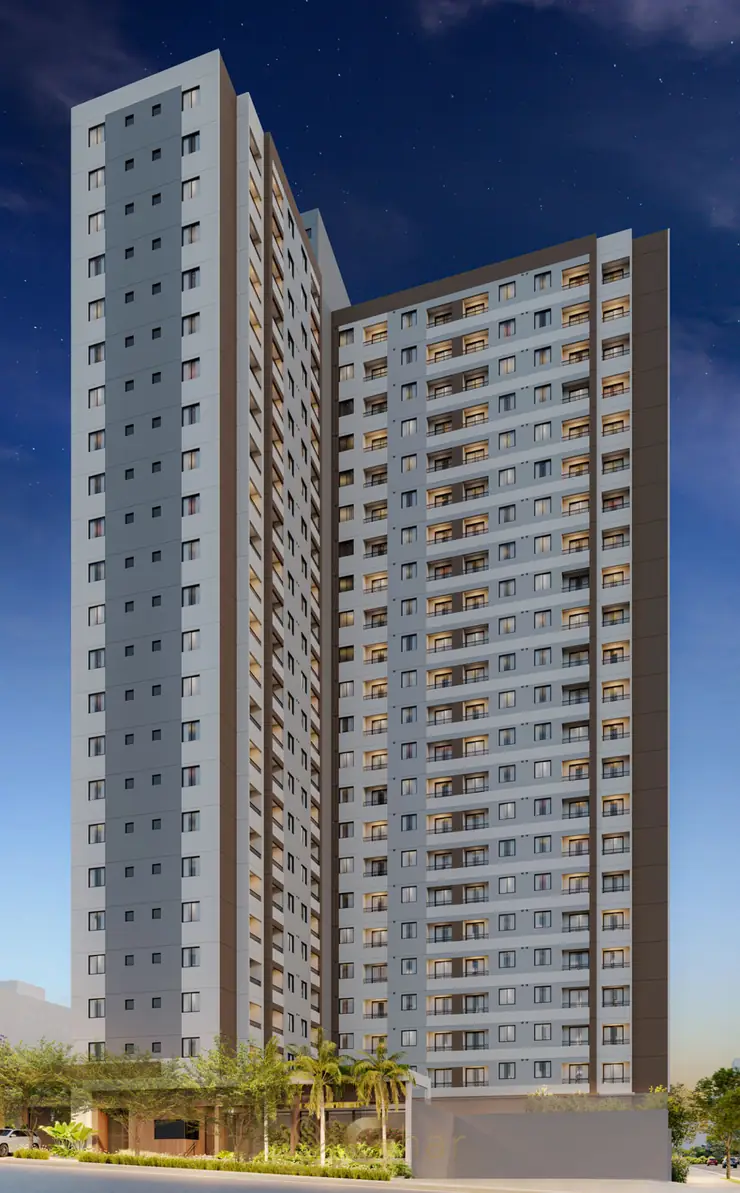 Fachada em condomínio residencial na Vila Mariana Zona Sul de São Paulo