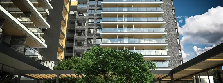 Fachada com varandas em condomínio residencial no bairro do Alto da Lapa, na Zona Oeste de São Paulo