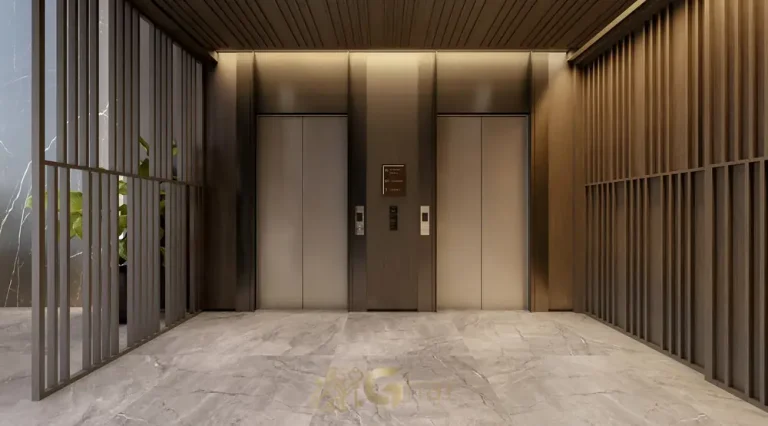 Hall dos elevadores em apartamentos no bairro do Paraíso, São Paulo