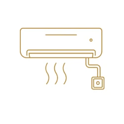 Ícone de infraestrutura para ar-condicionado