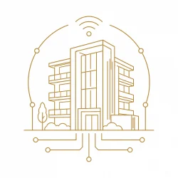 Ícone de infraestrutura tecnológica