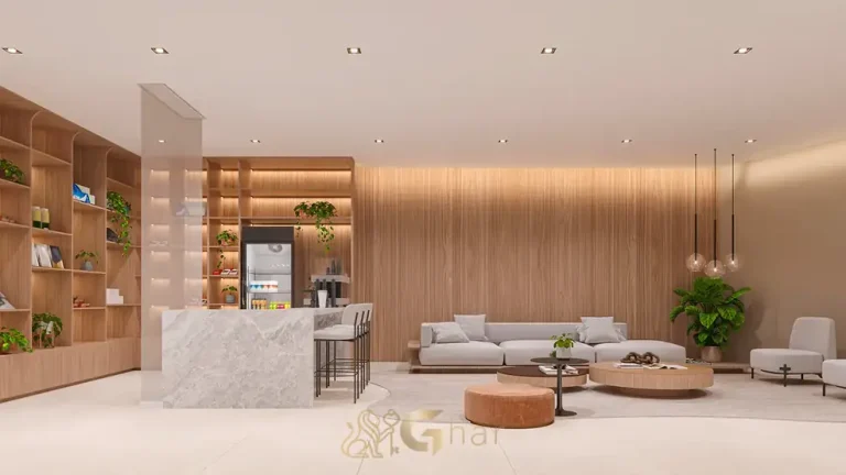 Lounge com coffee e mini market integrado em apartamentos no bairro da Vila Mariana, São Paulo