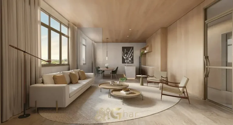 Lounge gourmet em condomínio residencial no bairro do Alto da Boa Vista, na Zona Sul de São Paulo