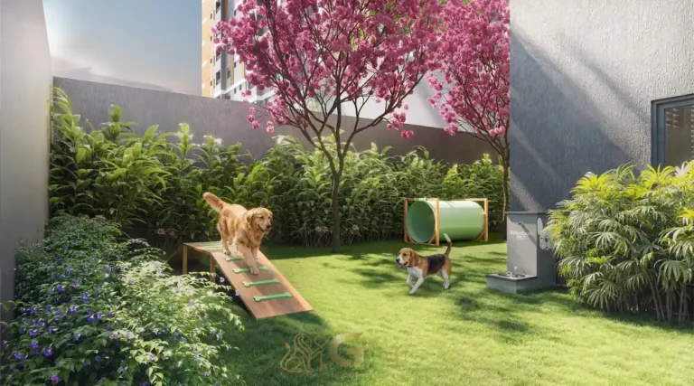 Pet place para animais de estimação em condomínio residencial no bairro da Consolação, no Centro de São Paulo