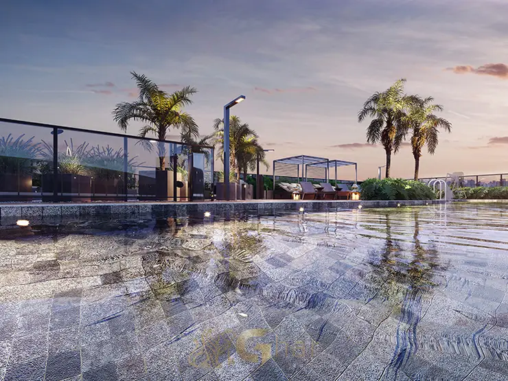 Piscina com raia de 18 metros em apartamentos na Vila Clementino, São Paulo