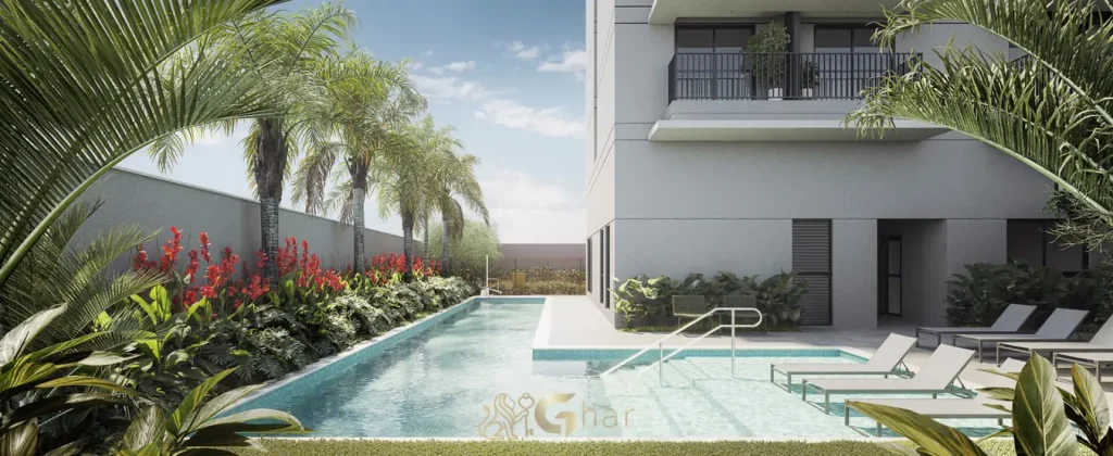 Piscina em apartamentos em Pinheiros, São Paulo