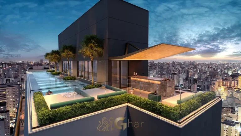 Piscina no rooftop em apartamentos na Vila Mariana, São Paulo