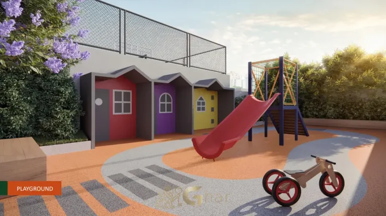 Playground infantil ao ar livre em condomínio residencial no bairro do Alto do Ipiranga, na Zona Sul de São Paulo