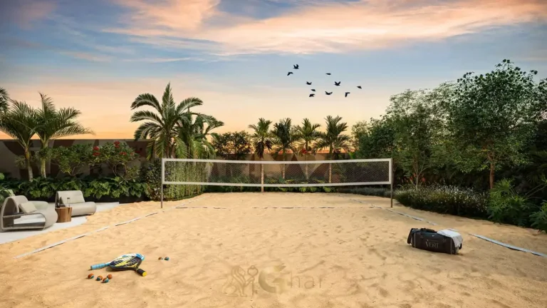 Quadra de areia para beach tennis em apartamentos no bairro da Vila Nova Conceição, São Paulo