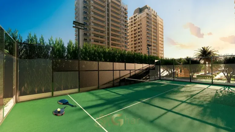 Quadra de padel em condomínio residencial na Cidade Jardim, na Zona Sul de São Paulo
