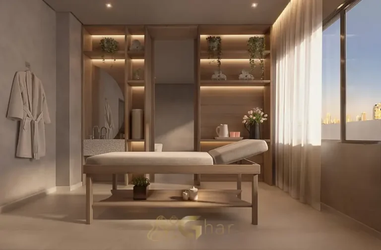 Sala de massagem e wellness em condomínio residencial no bairro da Consolação, no Centro de São Paulo