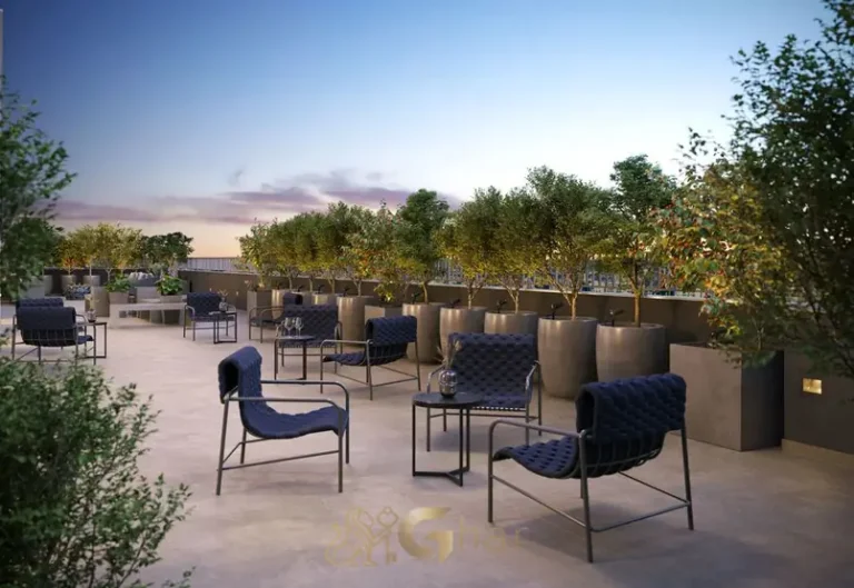 Sky lounge com vista panorâmica em condomínio residencial no bairro do Paraíso, no Centro de São Paulo