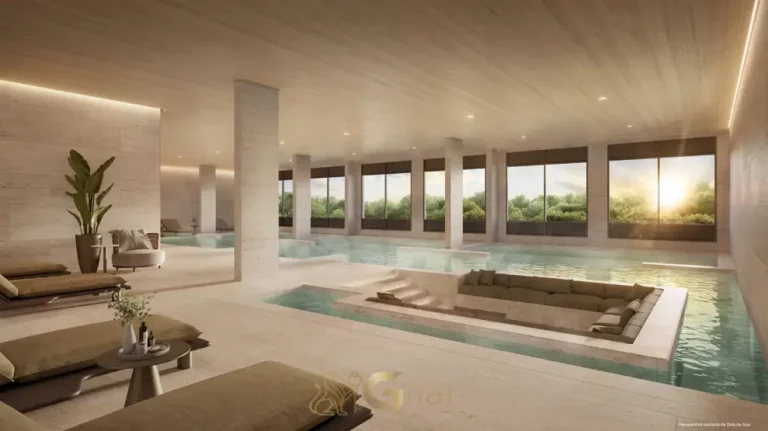 Spa com ambiente de relaxamento em apartamentos no bairro do Alto da Boa Vista, São Paulo