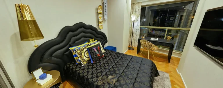 Suíte infantil masculina em condomínio residencial no bairro de Moema, na Zona Sul de São Paulo