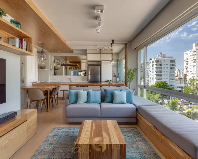 Paraíso — apartamento de 1 dormitório na planta