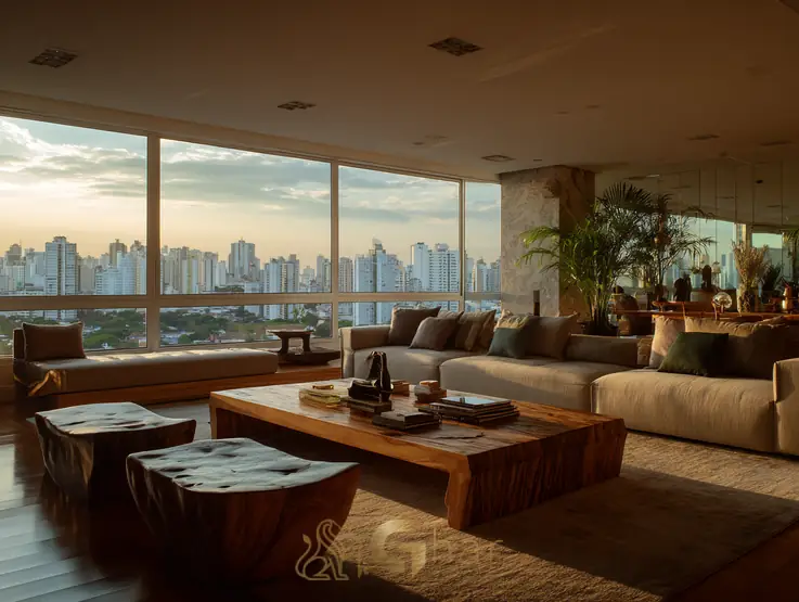 Sala em imóvel na Zona Sul de São Paulo