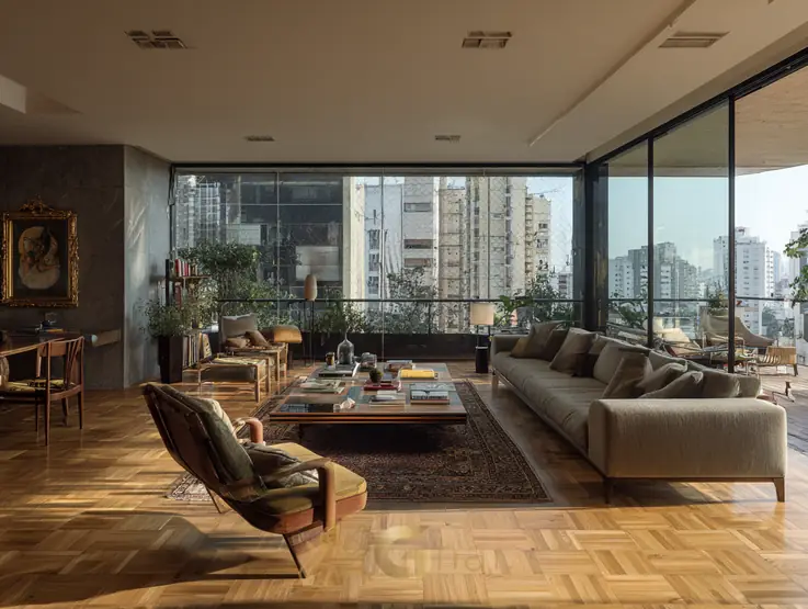 Sala de jantar de apartamento 3 dormitórios em Moema, Zona Sul de São Paulo