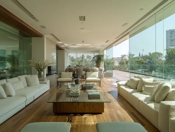 Apartamento de Alto Padrão no Paraíso – Sala de Estar