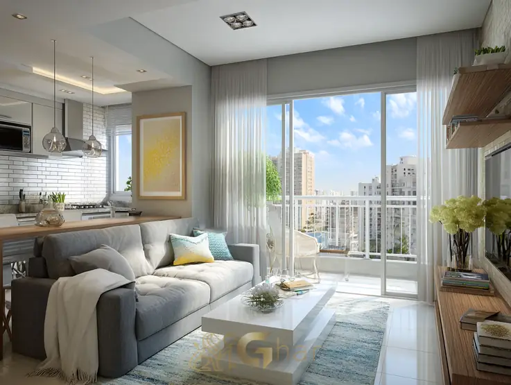 Quarto em imóvel acessível na Zona Sul de São Paulo