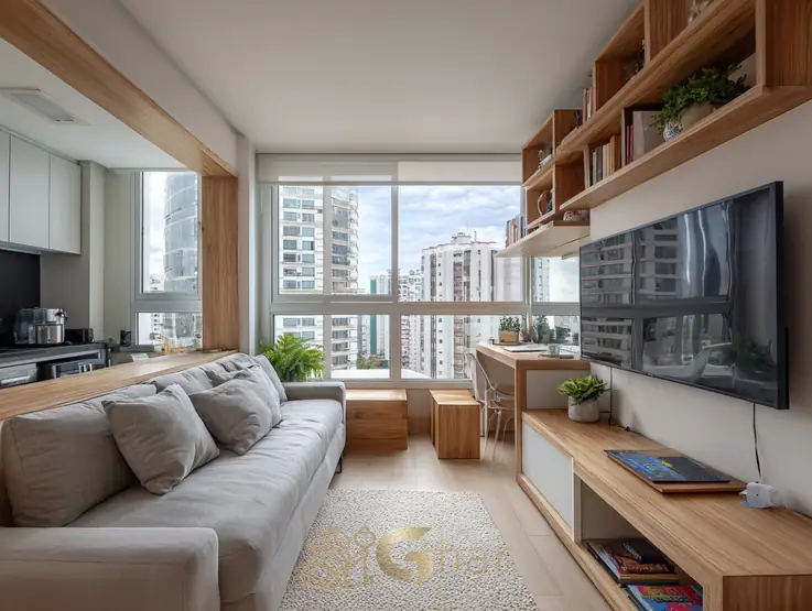 Apartamento compacto em Moema, Zona Sul de São Paulo
