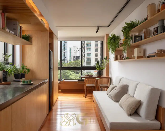 Moema – Studio decorado em empreendimento novo próximo ao metrô, Zona Sul de São Paulo