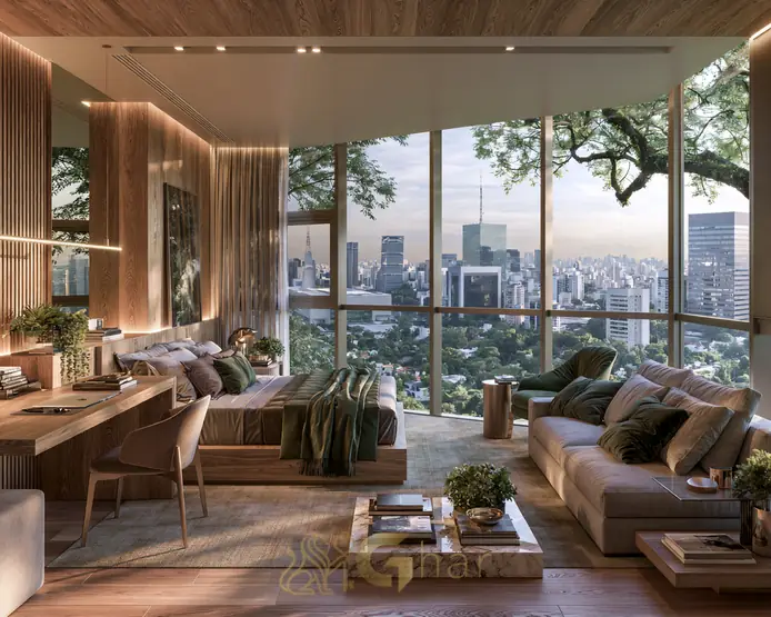 Avenida Bernardino de Campos no Paraíso – Studios lançamentos na planta